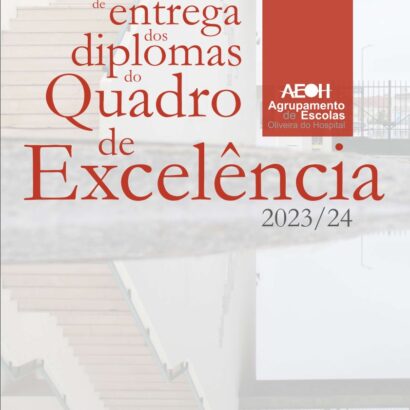 Cerimonia de entrega dos diplomas do quadro de excelencia 2024